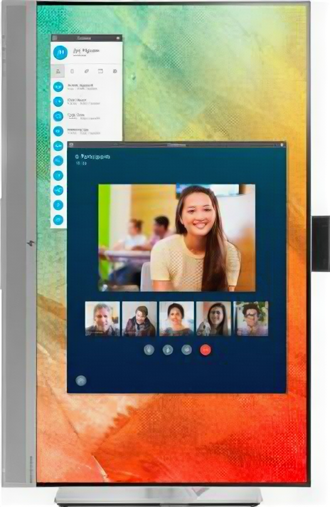 Монитор HP 27" EliteDisplay E273m серебристый 16:9 HDMI HAS Pivot 250cd 178гр/178гр 1920x1080 D-Sub