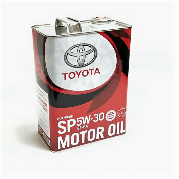 Масло моторное TOYOTA Motor oil SP/GF-6 5W-30 4л 08880-13705