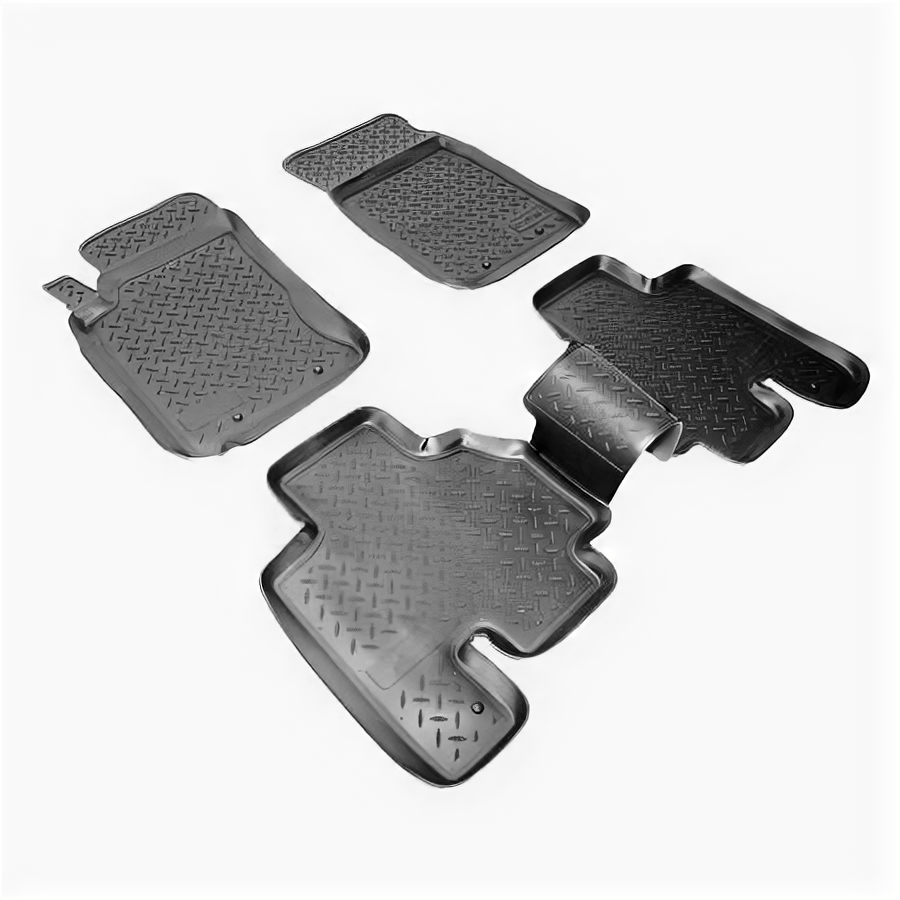 фото Коврики салона (полиуретан) Ssang Yong Kyron (DJ) (2005-) {Серый}, NPLPO8317GREY Norplast NPL-PO-83-17GREY