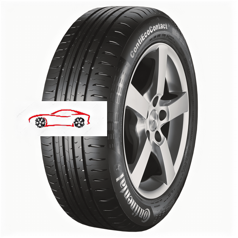 Летние шины Continental ContiEcoContact 5 (215/55 R17 94V) - 2017 года выпуска