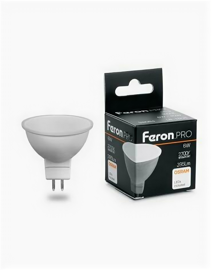 Feron LB-1606 Лампа светодиодная MR16 G5.3 6W 2700K 1 шт.