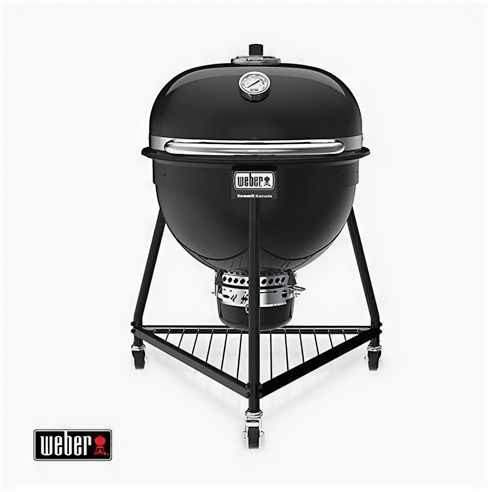 Угольный гриль Weber Summit Kamado E6 Черный