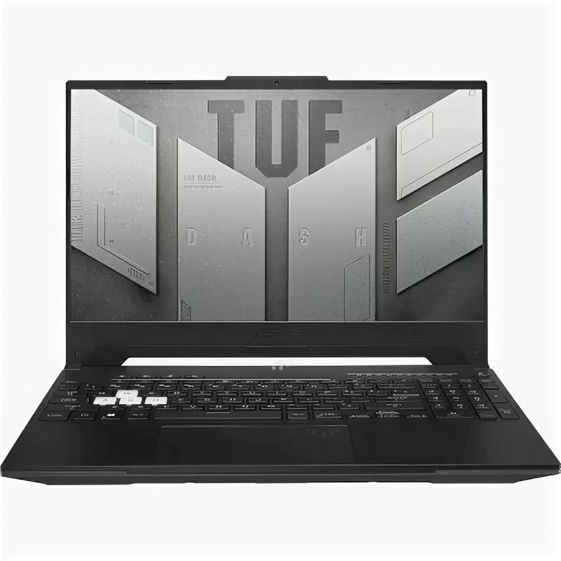 Ноутбук Asus TUF Dash F15 FX517ZR-HQ008 90NR0AV3-M004W0 Intel Core i7 12650H, 2.3 GHz - 4.7 GHz, 16384 Mb, 15.6" Full HD 1920x1080, 1000 Gb SSD, DVD нет, nVidia GeForce RTX 3070 8192 Mb, No OS, черный, 2.0 кг, 90NR0AV3-M004W0