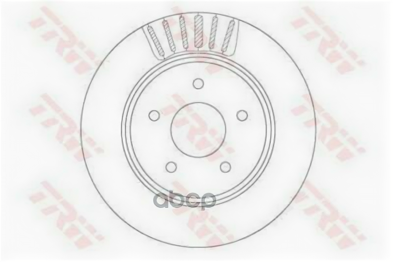 Диск Тормозной Задний Nissan X-Trail T32, Renault Koleos 16- Df6789 TRW арт. DF6789