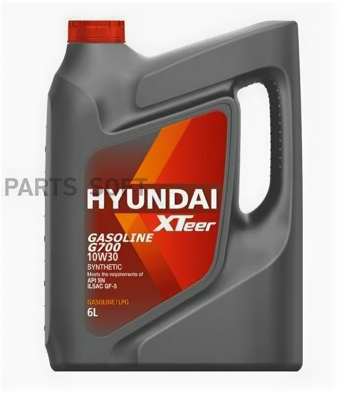 HYUNDAI-XTEER 1061012 масло моторное XTeer Gasoline G700 10W30 (6L)