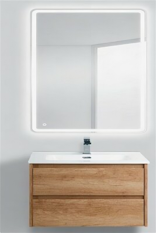 BelBagno Тумба с керамической раковиной для ванной комнаты Kraft 100 см Rovere Nebrasca Nature