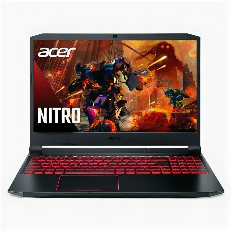 Ноутбук Acer Nitro 5 AN515-57 NH.QEKER.004 Intel Core i5 11400H, 2.7 GHz - 4.5 GHz, 16384 Mb, 15.6" Full HD 1920x1080, 512 Gb SSD, DVD нет, nVidia GeForce GTX 1650 4096 Mb, No OS, черный, 2.3 кг, NH.QEKER.004