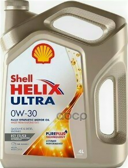 Shell Масло Моторное Shell Helix Ultra Ect 0W30 C2/C3 4Л