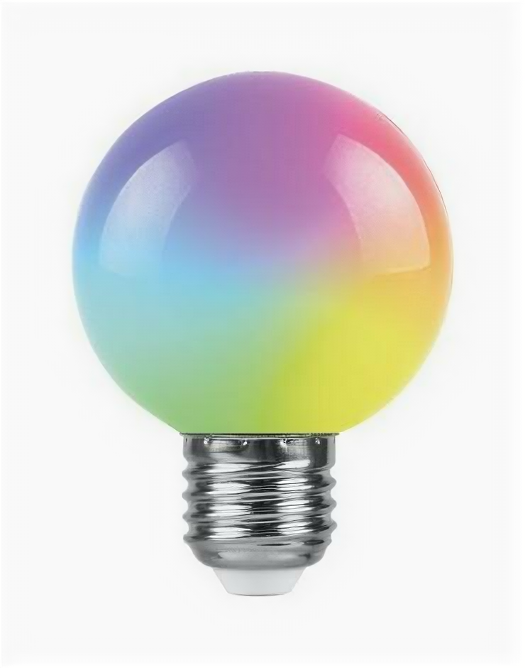 Feron LB-371 Лампа светодиодная Шар матовый E27 3W RGB быстрая смена цвета 1 шт.