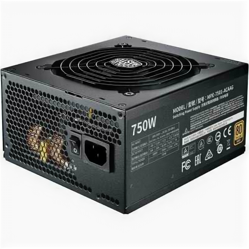 Блок питания Cooler Master MWE Gold 750 V2 750W MPE-7501-AFAAG-EU