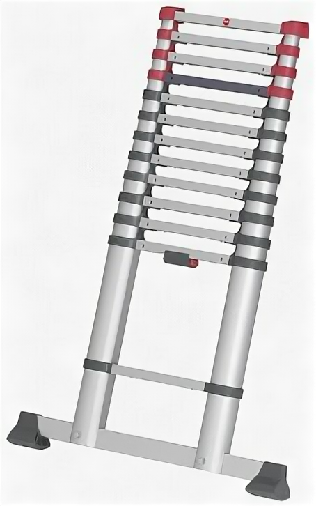 Приставная Телескопическая Лестница 13 Ступеней Hailo Flexline 7113-131