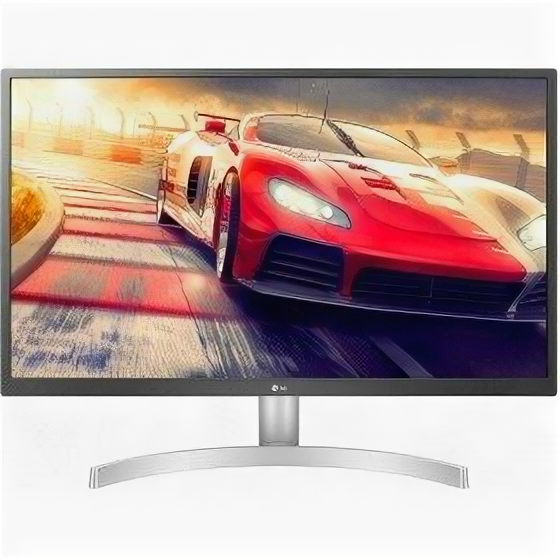 LG Монитор LCD LG 27" 27UL500-W белый {IPS 3840x2160 5ms 300cd 1000:1(Mega DCR) DisplayPort P HDMIx2 Audioout, vesa}