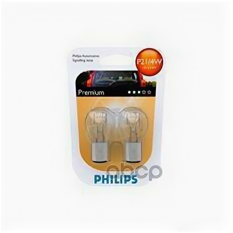Автолампа Philips 12594B2 P21/4W 12V 21/4W Baz15d Vision (Б2/40) Philips арт. 12594B2