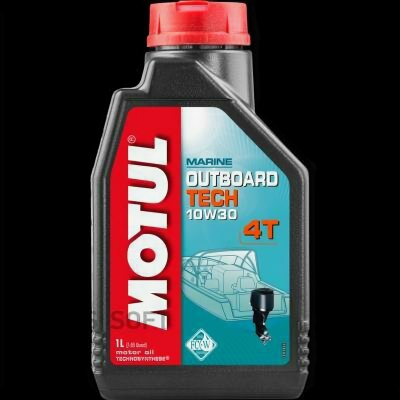 Минеральное моторное масло Motul Outboard Tech 4T 10W30