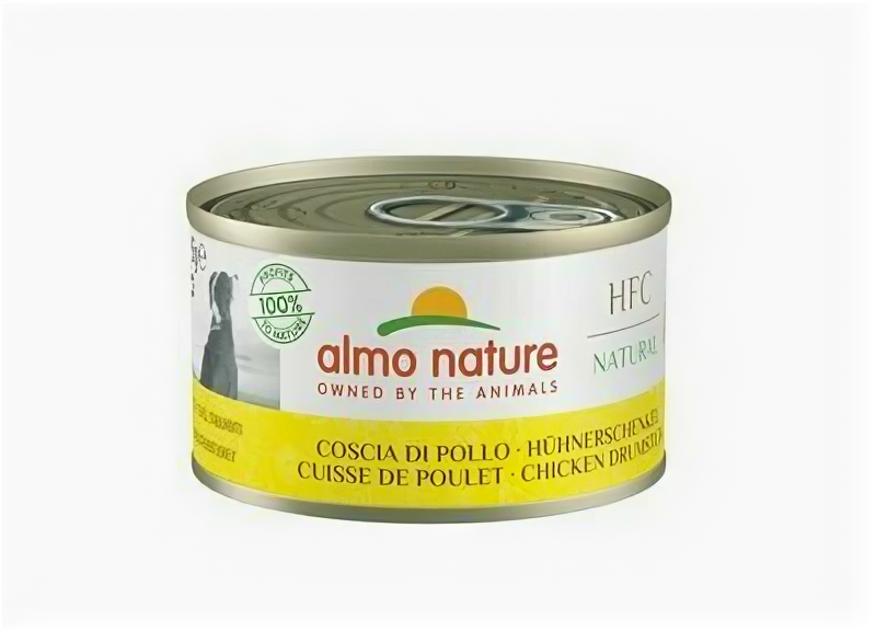 Консервы для Собак Almo Nature (HFC - Natural) Куриные Бедрышки 95 гр.*13 шт. - фотография № 2