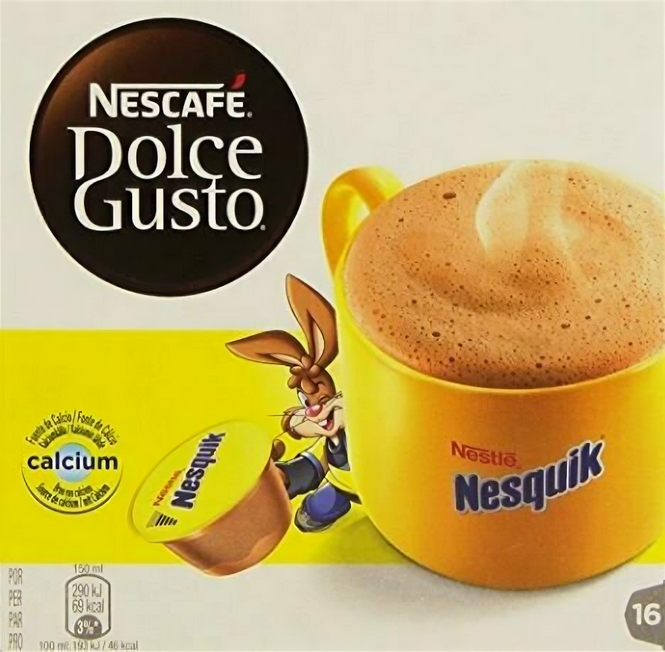 Какао Dolce Gusto Nesquik Nescafe 48 капсул 3 упаковки по 16 капсул / Несквик нескафе - фотография № 6