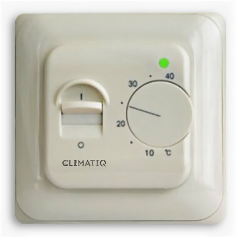 Терморегулятор с ручным управлением CLIMATIQ BT (ivory)