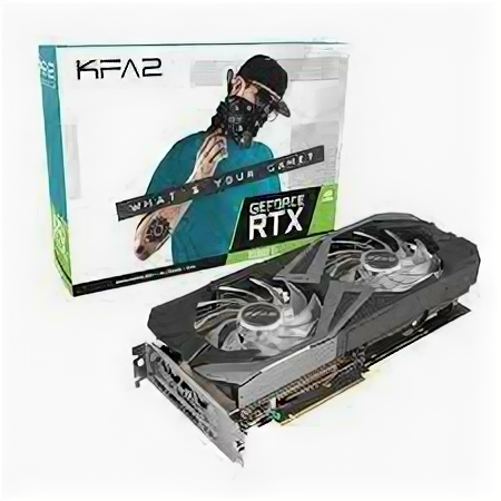 Видеокарта PCIE16 RTX3060TI 8GB LHR RTX 3060 TI X BLACK 8GB KFA2