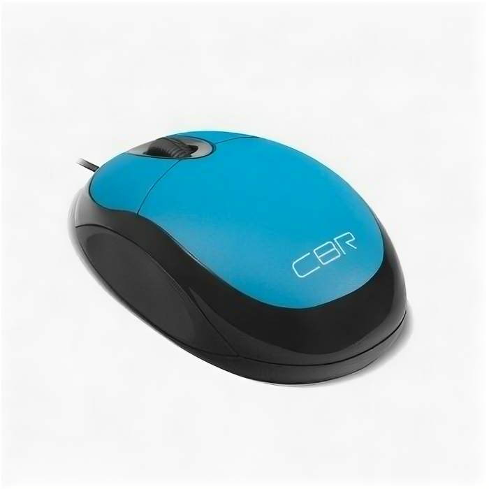 CBR CM 102 Blue USB {Мышь, оптика, 1200dpi, офисн., провод 1,3м}