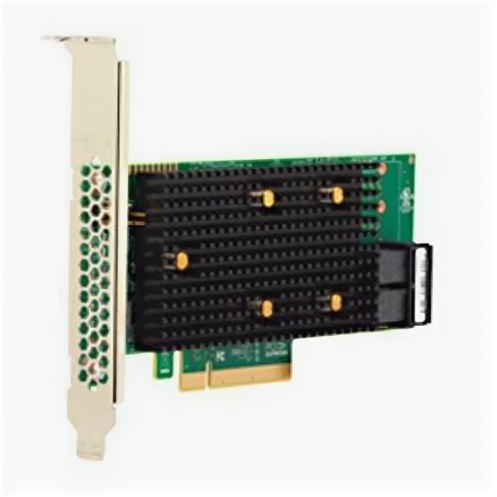 Контроллер SAS LSI 9440-8I SGL (05-50008-02) MegaRAID (PCIe 3.1 x8 LP, SAS/SATA/NVMe, RAID 0,1,5,10,50, 8port (2*int SFF8643), No cache)