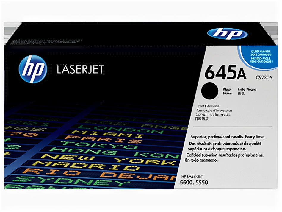 Картридж HP 645A (C9730A), черный