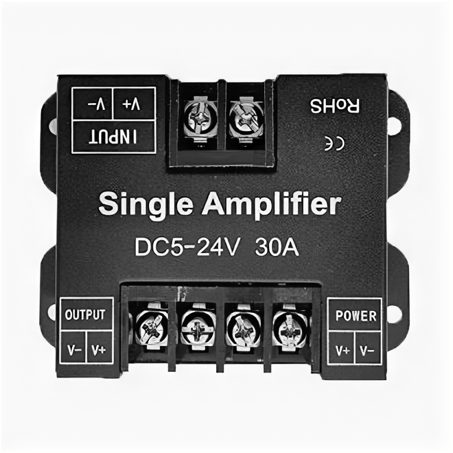 Усилитель одноцветный 5-24V 150-720W 30A Single Amplifier