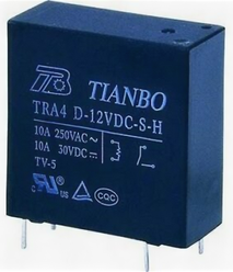 Электромагнитное реле 12V TRA4 D 12VDC-S-H (SDT-S-112LMR 12V)