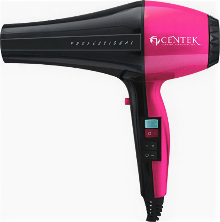 Фен Centek CT-2225 Professional 2200Вт черный/розовый .
