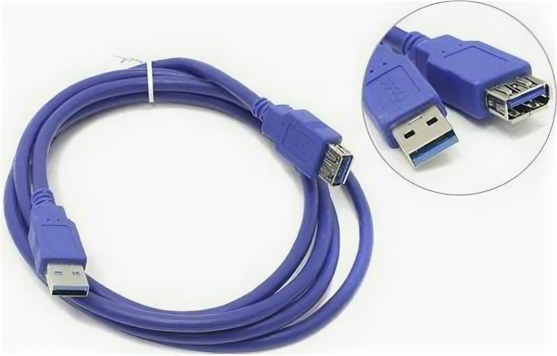 Aopen (ACU302-1.8м) Кабель удлинительный USB 3.0 A--)a 1.8м