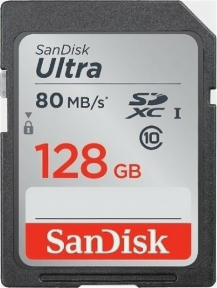 Память Secure Digital Card 128Gb SanDisk SDSDUNC-128G-GN6IN .