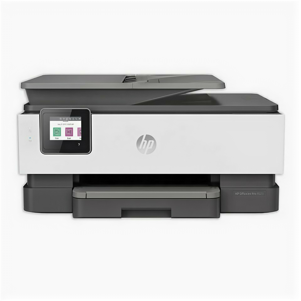 МФУ струйное HP OfficeJet Pro 8023 "3 в 1" A4, 29 стр./мин, 20000 стр./месяц, 1200х1200, дуплекс, Wi-Fi, сетевая карта, 1KR64B