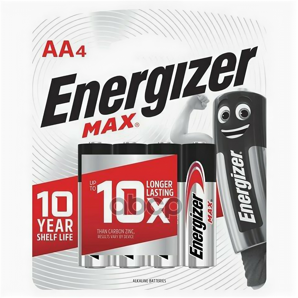 Батарейка Алкалиновая Energizer Max Aa 15V E300157105 Energizer арт. E300157105