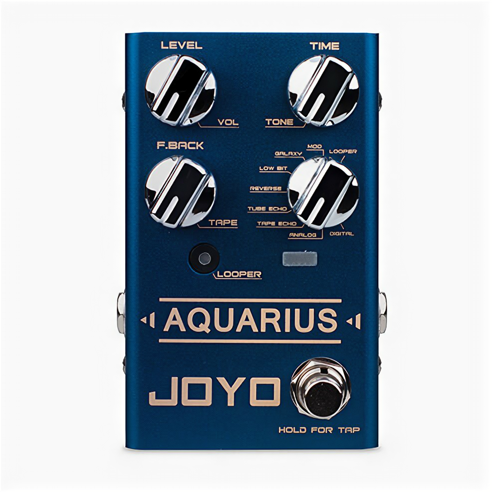 JOYO R-07 Aquarius Multi Delay&Looper Педаль эффектов для электрогитары мульти дилэй