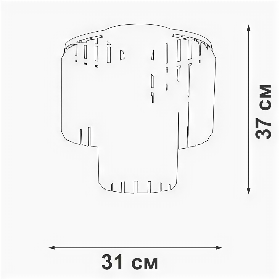 Потолочный светильник Vitaluce V5155-1/4PL - фото №5