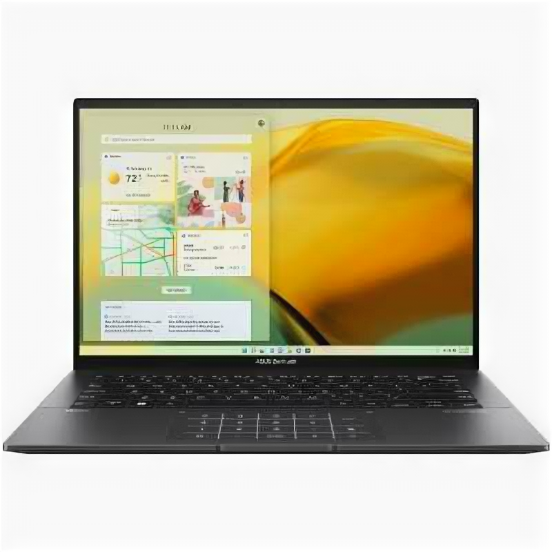 Ноутбук Asus ZenBook 14 OLED UM3402YA-KM139 90NB0W95-M008F0 AMD Ryzen 7 5825U, 2.0 GHz - 4.5 GHz, 16384 Mb, 14" 2.8K 2880x1800, 1000 Gb SSD, DVD нет, AMD Radeon Graphics, No OS, черный, 1.39 кг, 90NB0W95-M008F0