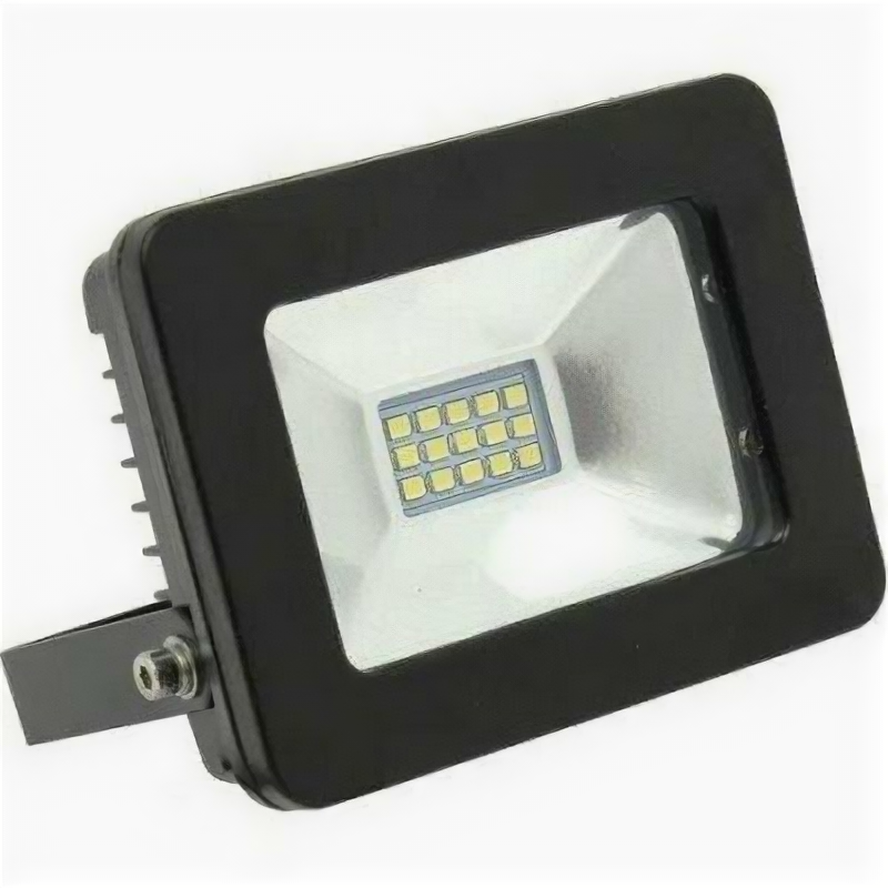 Светодиодный LED прожектор пылевлагозащищенный Smartbuy 10W(550lm) FL SMD LIGHT 6500K 6К 98x66x20,5 180-240V IP65 SBL-FLLight-10-65K