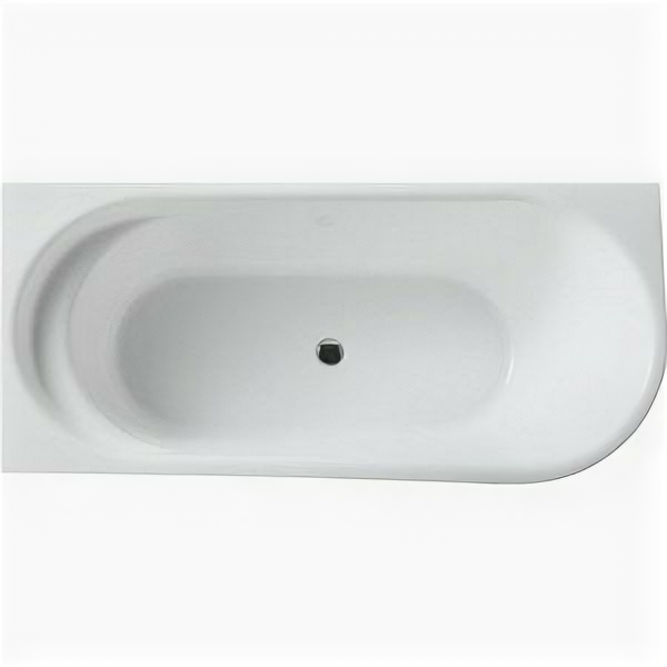 Акриловая ванна BelBagno 150x80 левая, слив-перелив хром (BB410-1500-780-L)