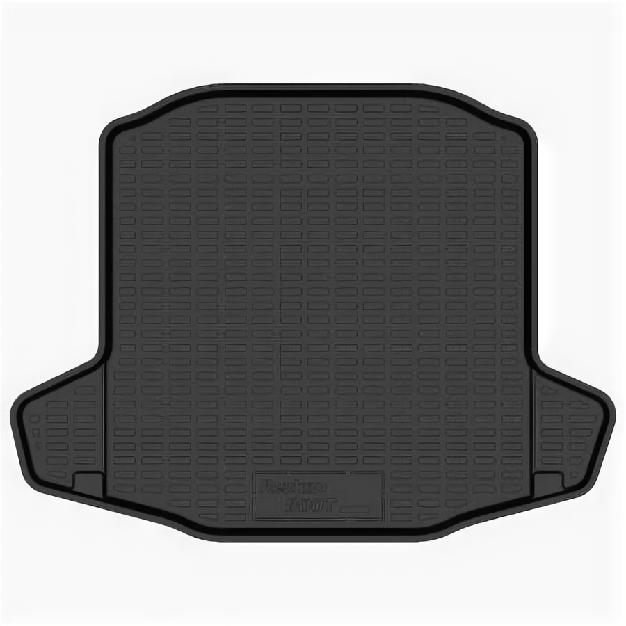 фото Коврик в багажник полиэтилен VW Polo лифтбек (2020-) с карманами REZKON 5035020200