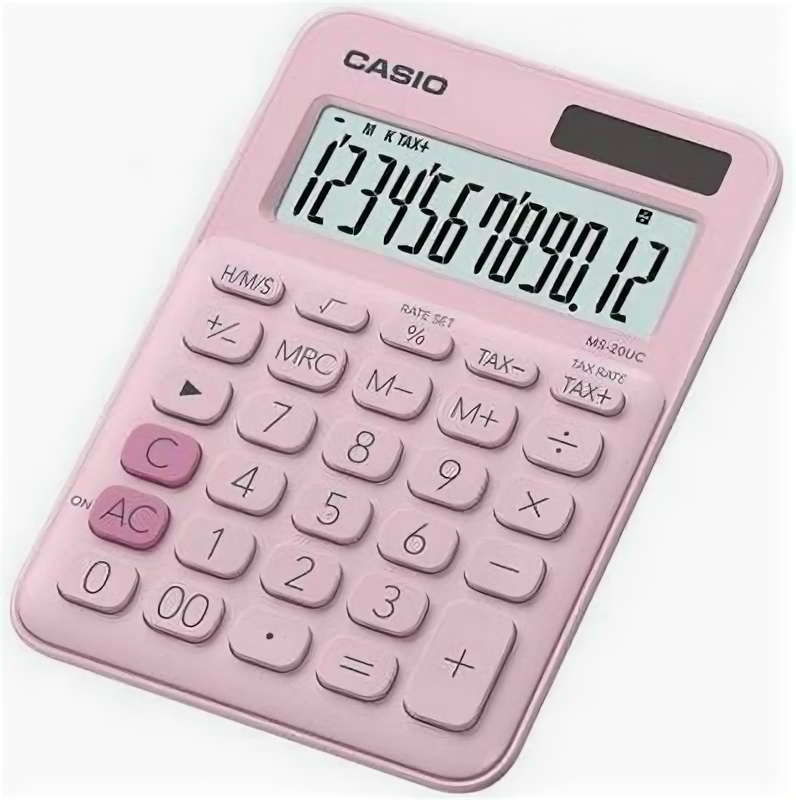 Калькулятор Casio MS 20 UC-PK-S-UC .