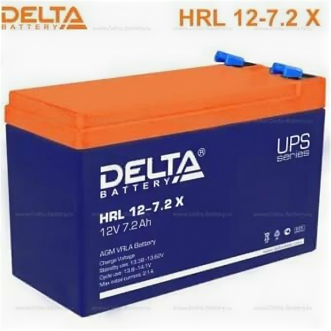 Аккумуляторная батарея DELTA Battery HRL 12-7.2 X 12В 7.2 А·ч