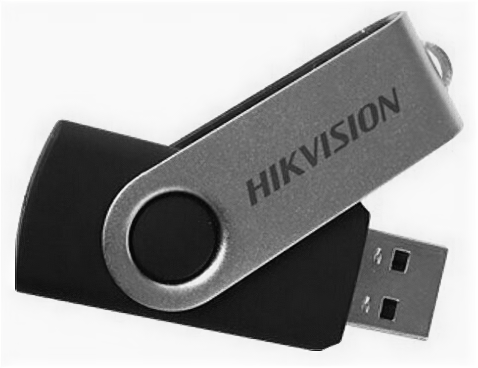 Hikvision Накопитель USB flash 128ГБ Hikvision M200S HS-USB-M200S/128G/U3, черно-серебр. (USB3.0)