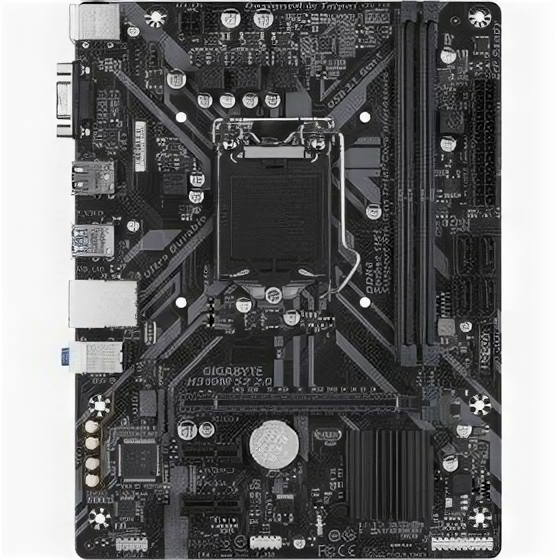 Материнская плата Gigabyte H310M S2 (2.0) RTL {H310, LGA1151, 2xDDR4, 1xPCI-E x16, 2xPCI-E x1, microATX}