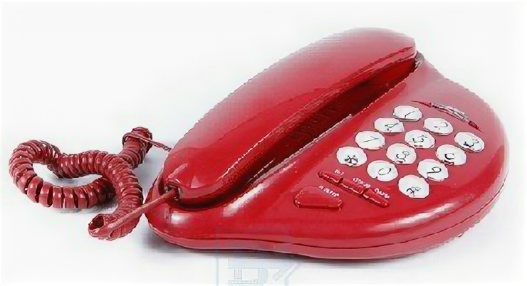 Телефон Вектор ST-207/03 (темно-бордовый)
