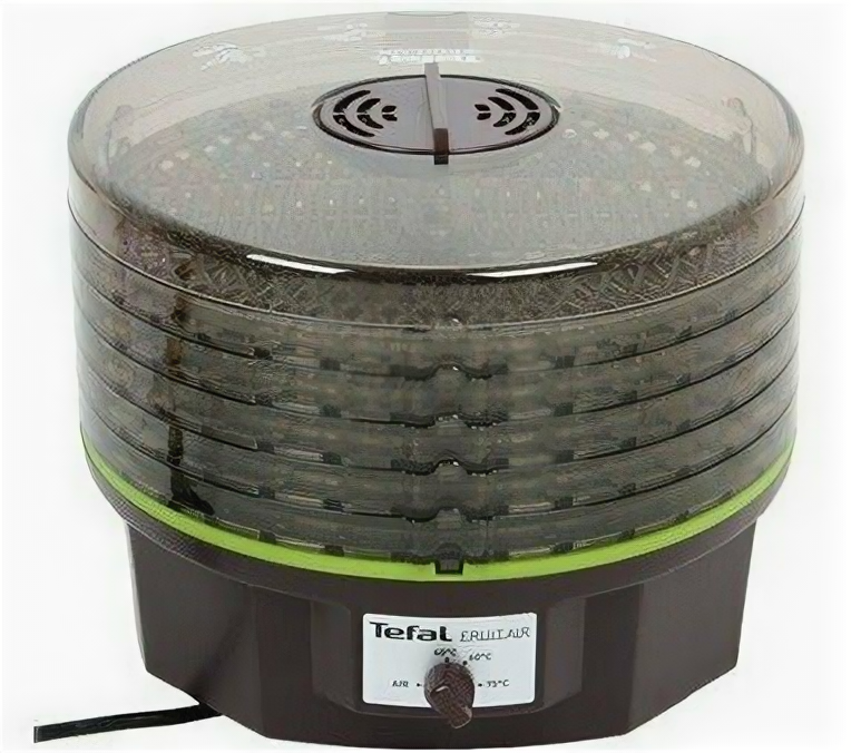 Сушка для фруктов и овощей TEFAL DF1008, черный, 5 поддонов