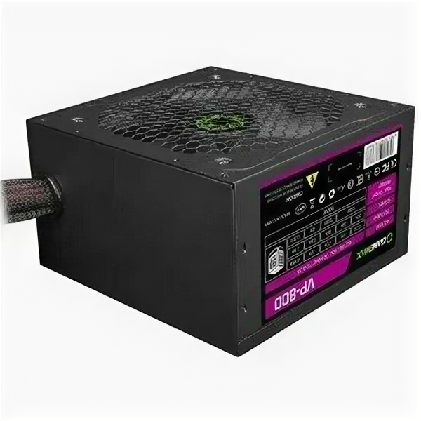 Блок питания GameMax ATX 800W VP-800 80+, Ultra quiet