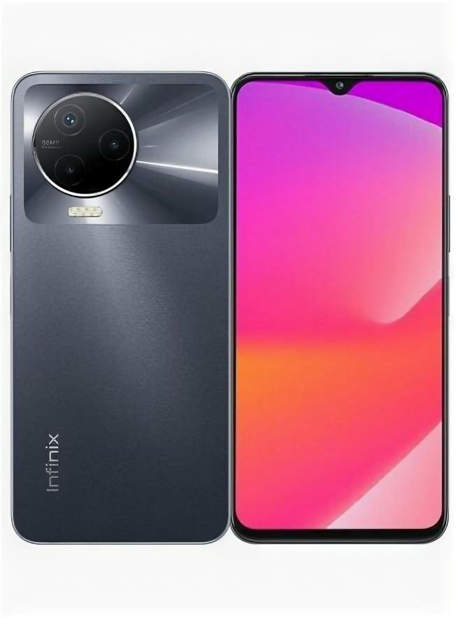 Мобильный телефон Infinix Note 12 2023 8/128 ГБ, графитовый серый