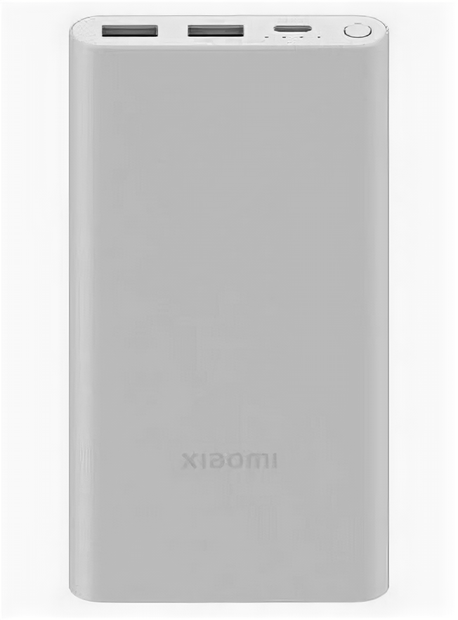 Xiaomi Портативный аккумулятор Mi Power Bank 3 10000 mAh ( PB100DZM) серебристый