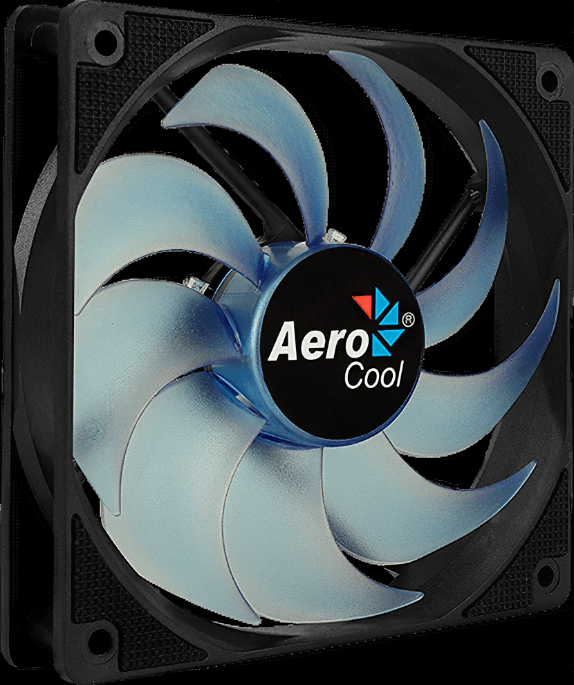 Вентилятор для корпуса AeroCool Motion 12 Plus Blue 120x120mm, 1200rpm, 22.1 dBA, 29.8 CFM, 3-pin 4-pin(Molex) 160gr LED Ret