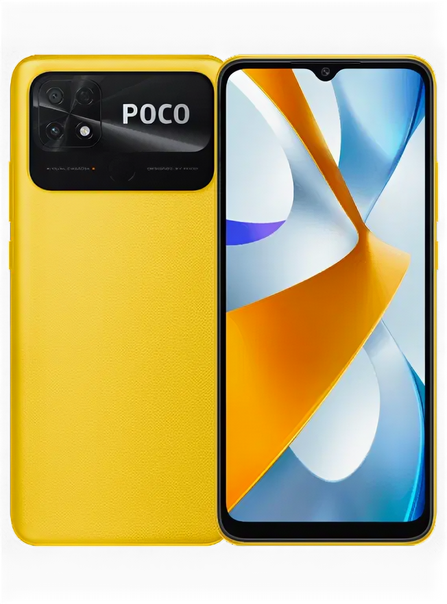 Смартфон Xiaomi Poco C40 4/64 ГБ Global, желтый