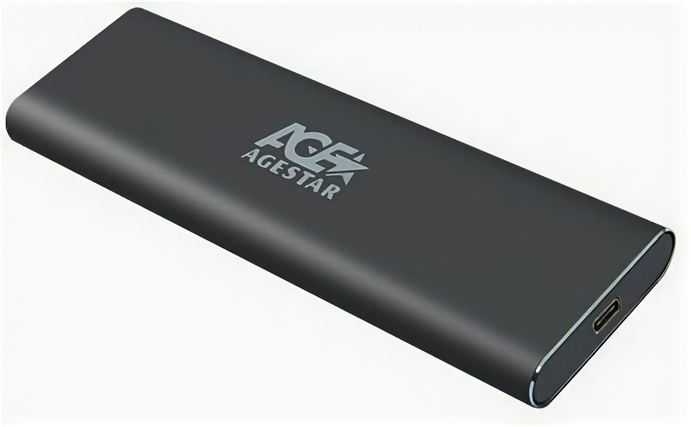 Внешний корпус AgeStar 31UBNV1C для M.2 USB 3.1 Type-C, алюминий, серый